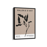 Boho Leaves, Minimalist Collection Boho Modern Wall Art