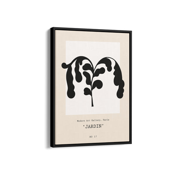 Jardin Collection Flower Boho Modern Wall Art
