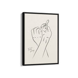 Incomplete love Boho Modern Wall Art