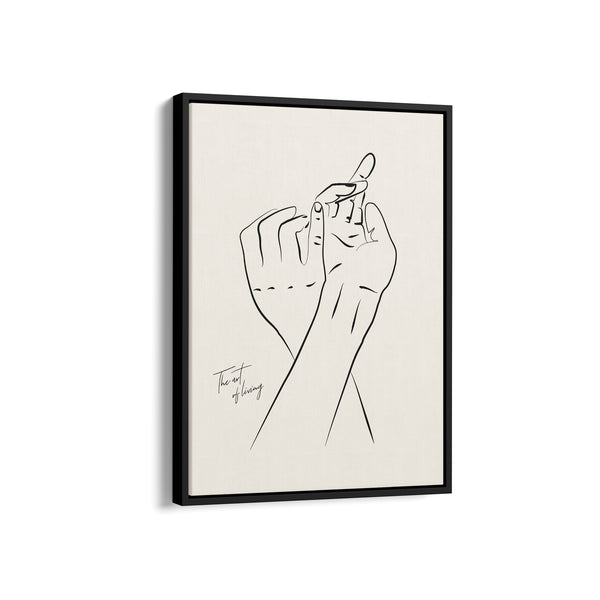 Incomplete love Boho Modern Wall Art