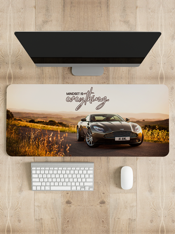 Mindset is everything - Aston Martin DB11 Desk Mat | Desk Pad | Mouse Pad