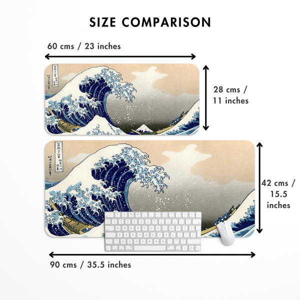 The Great Wave off Kanagawa Desk Mat | Desk Pad | Mouse Pad