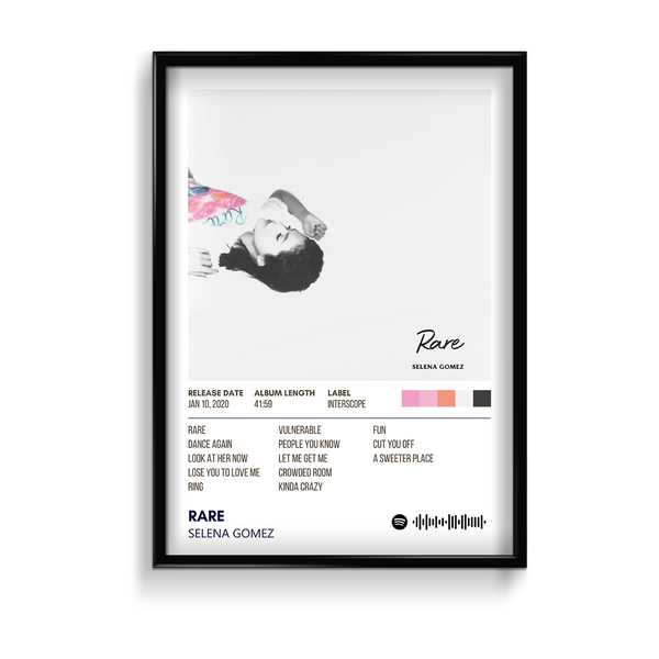 Rare by Selena Gomez Poster