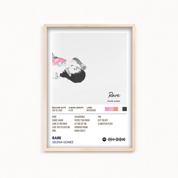 Rare by Selena Gomez Poster