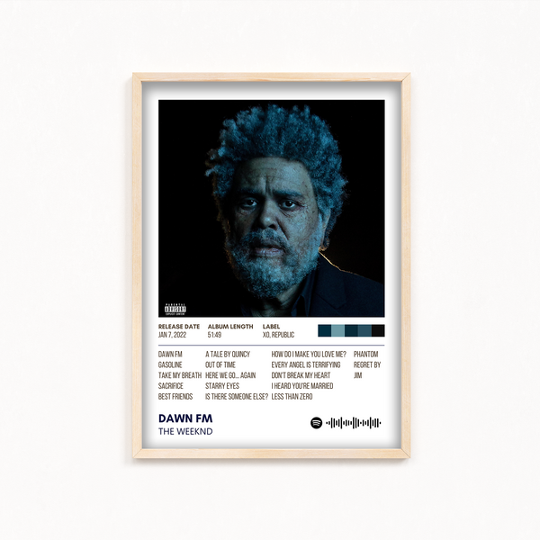 Dawn FM by the Weeknd Poster