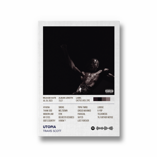 Utopia by Travis Scott Album Poster
