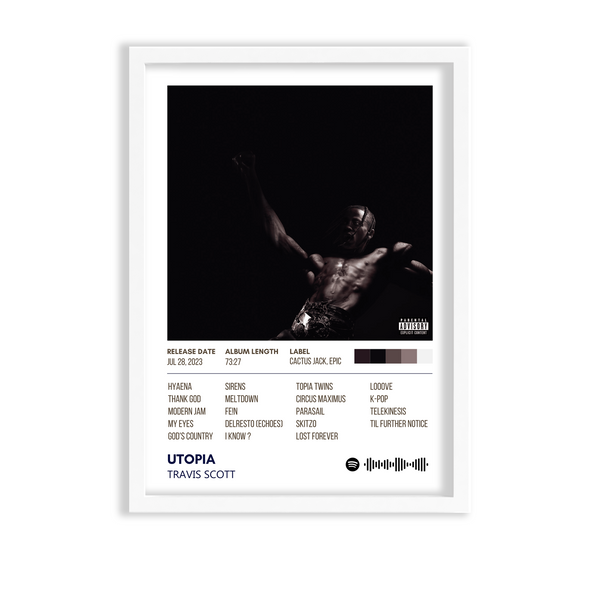 Utopia by Travis Scott Album Poster