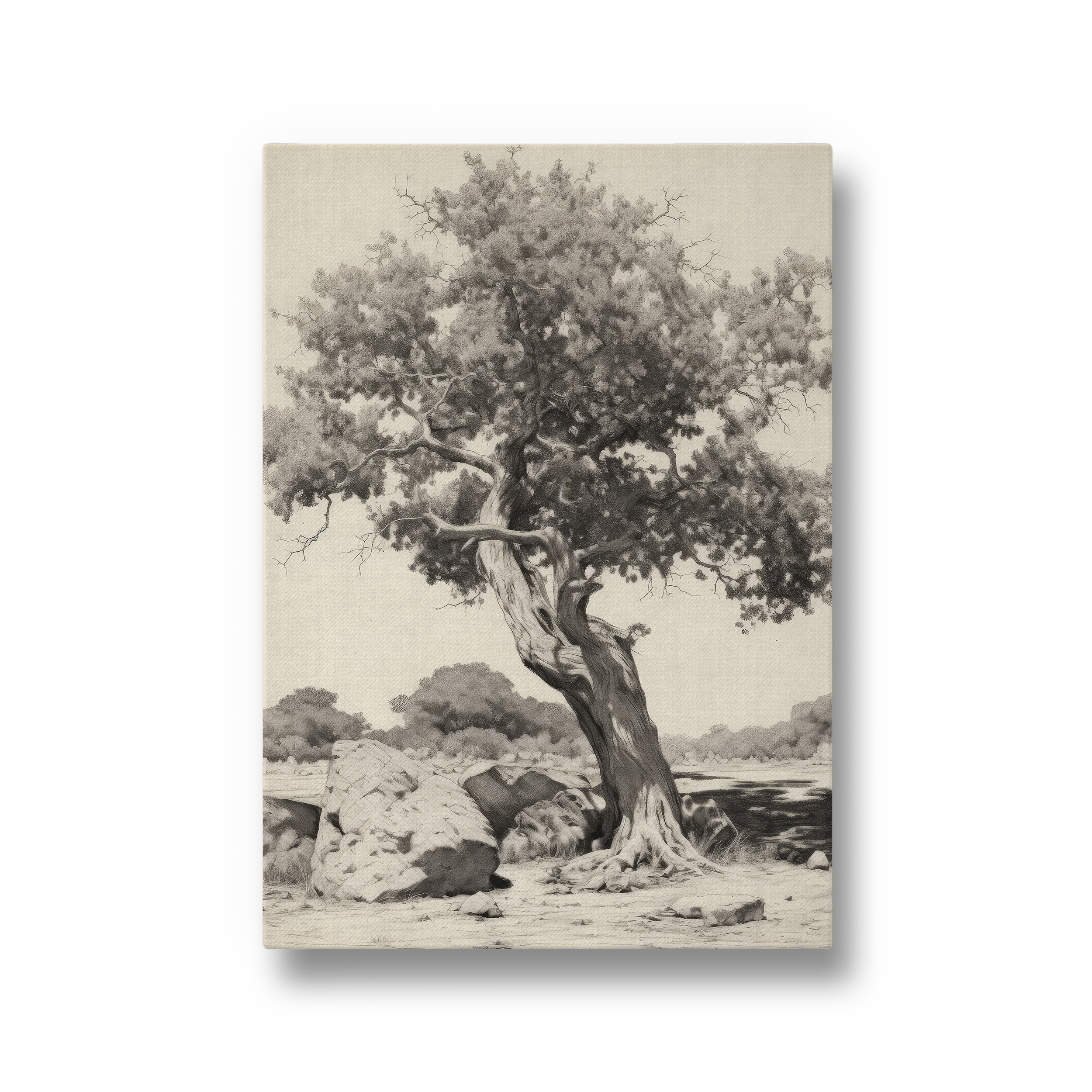 Silvered Woodlands Wall Art