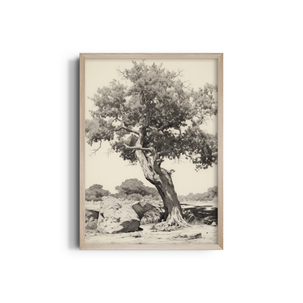 Silvered Woodlands Wall Art