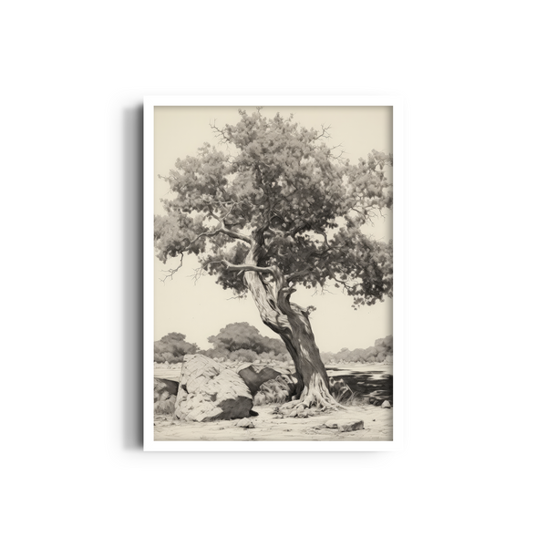 Silvered Woodlands Wall Art