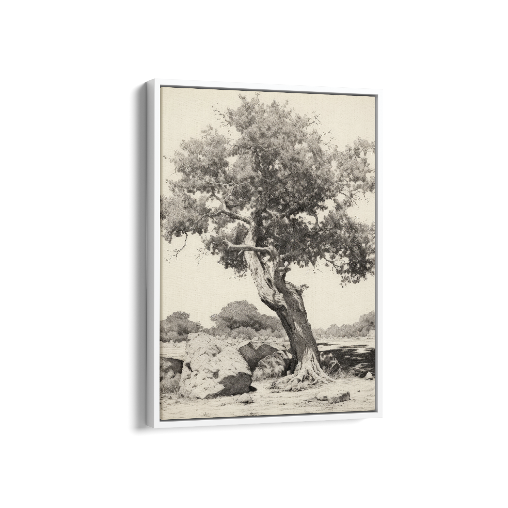 Silvered Woodlands Wall Art