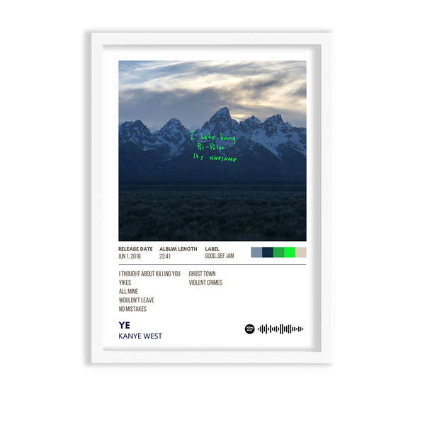 Ye by Kanye West Poster