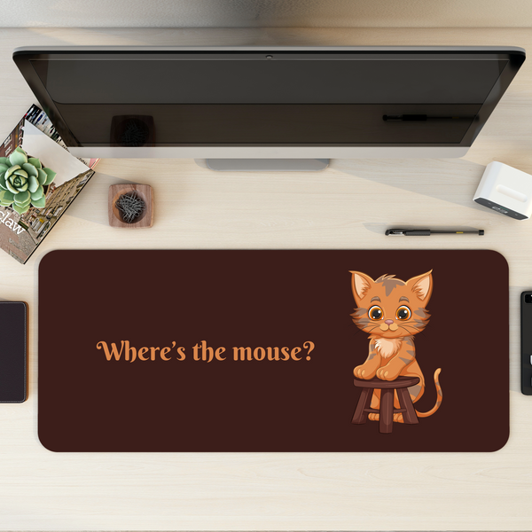 Where's the mouse Computer Desk Mat | Desk Pad | Mouse Pad