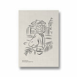 Beautiful Florence Modern Line Wall Art