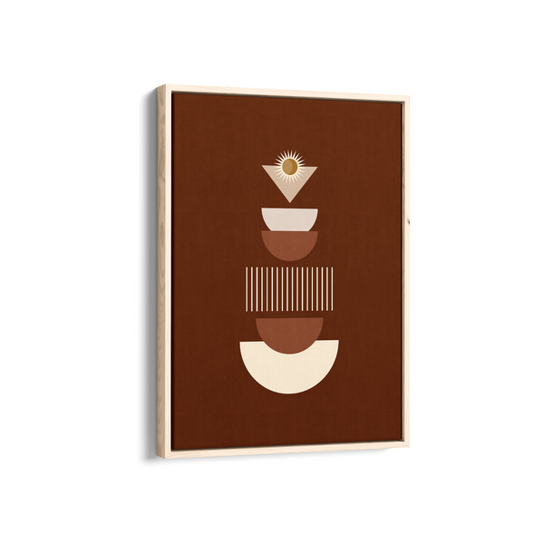 Abstract Vessel Geometric Modern Wall Art
