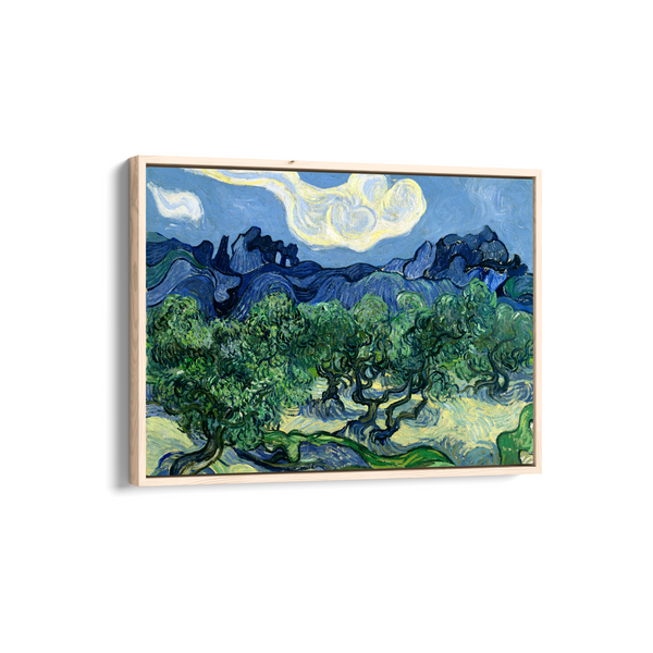 Vincent van Gogh's Olive Trees with the Alpilles in the Background (1889)Wall Art
