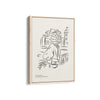 Beautiful Florence Modern Line Wall Art