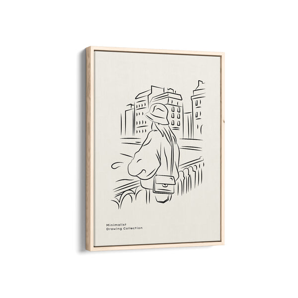 Beautiful Florence Modern Line Wall Art