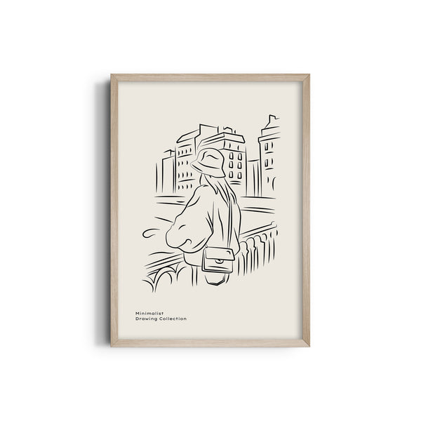 Beautiful Florence Modern Line Wall Art