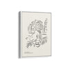 Beautiful Florence Modern Line Wall Art