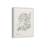 Beautiful Florence Modern Line Wall Art