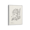 Beautiful Florence Modern Line Wall Art