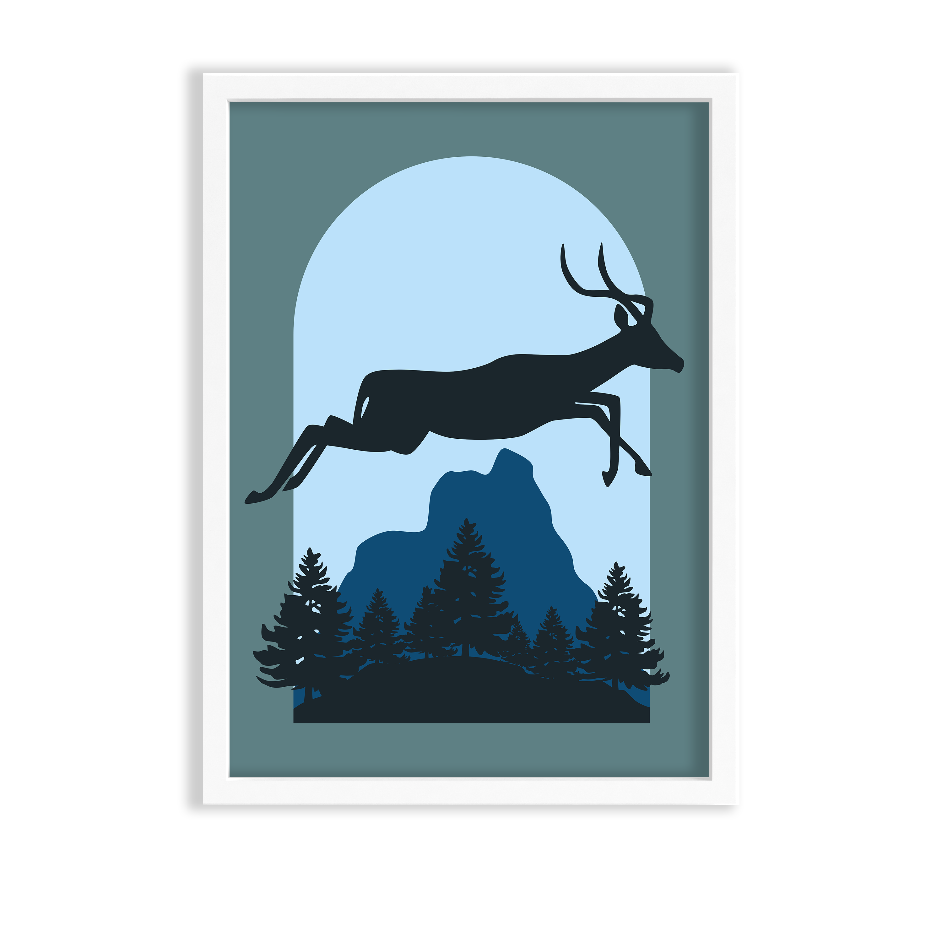 Into the wild Landscape Modern Wall Art