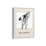 Ballerina Dancing Wall Art