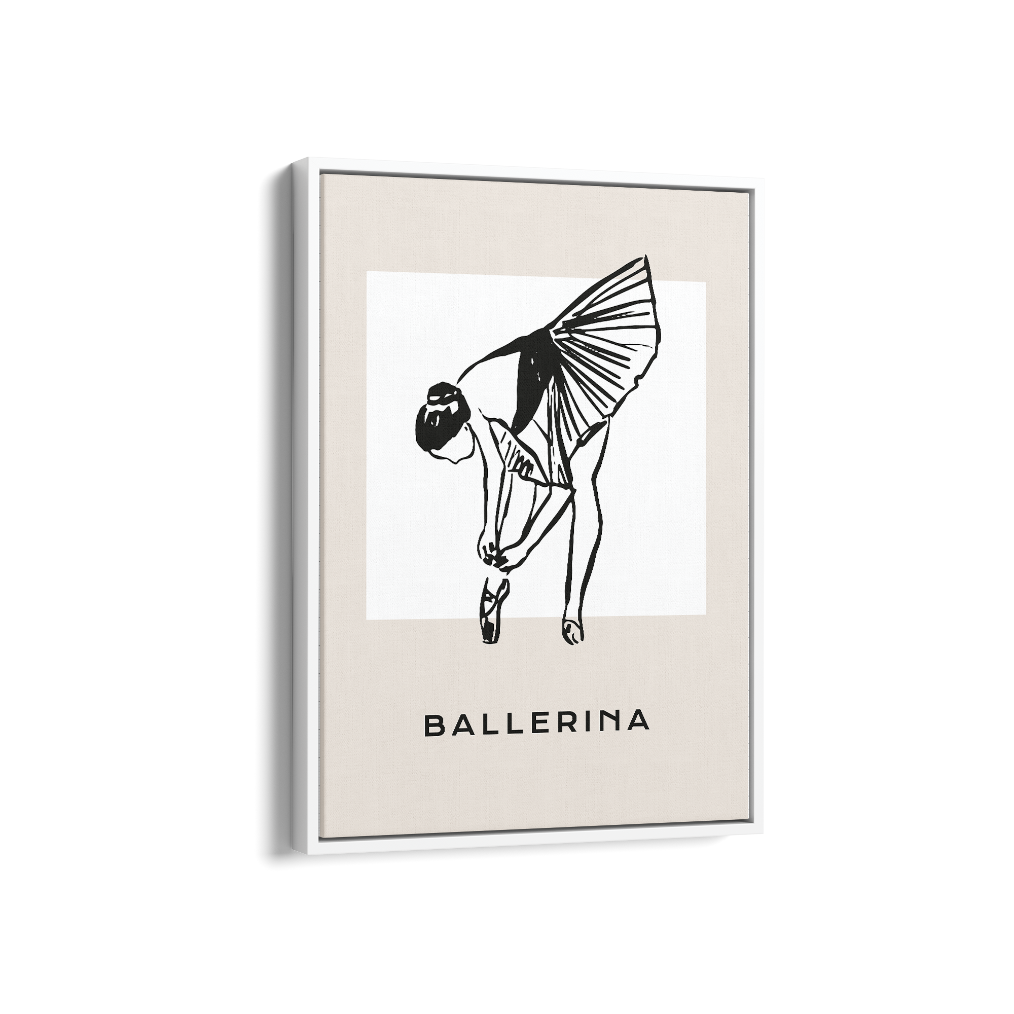 Ballerina Dancing Wall Art