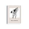 Ballerina Dancing Wall Art