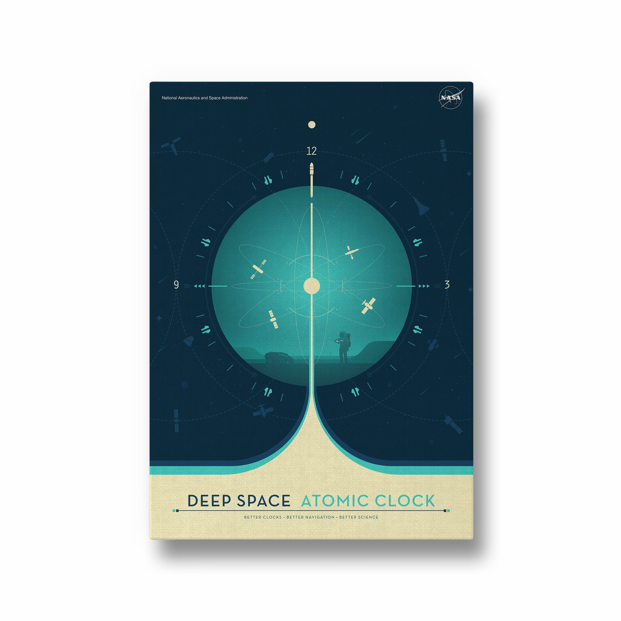 Deep Space Atomic Clock Nasa - Green
