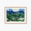 Vincent van Gogh's Olive Trees with the Alpilles in the Background (1889)Wall Art