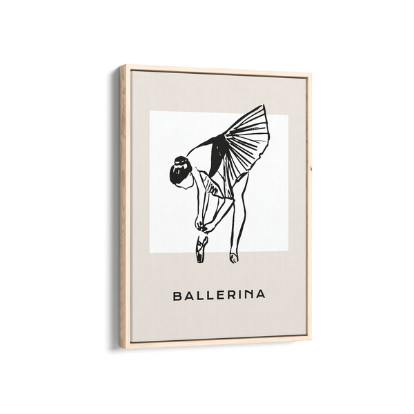 Ballerina Dancing Wall Art