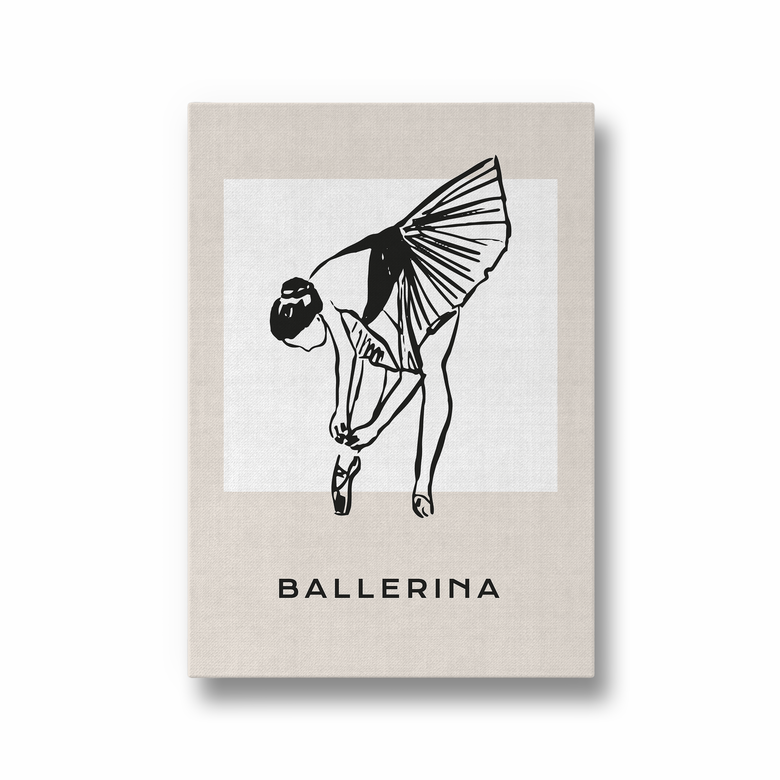 Ballerina Dancing Wall Art
