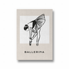 Ballerina Dancing Wall Art