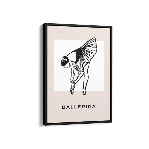 Ballerina Dancing Wall Art