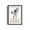 Ballerina Dancing Wall Art