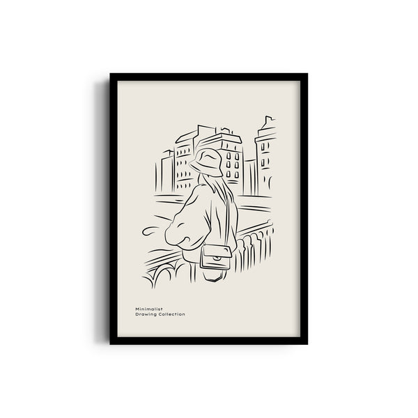Beautiful Florence Modern Line Wall Art
