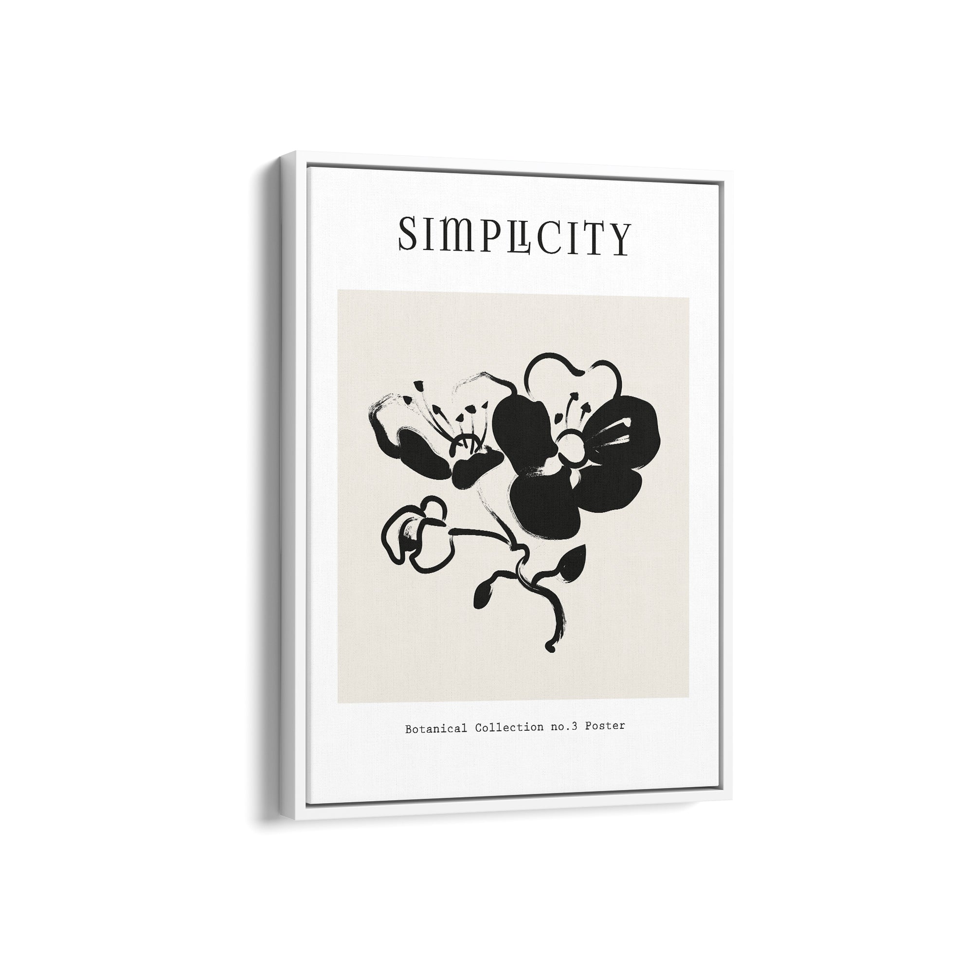Simplicity Wildflower Waltz Boho Modern Wall Art