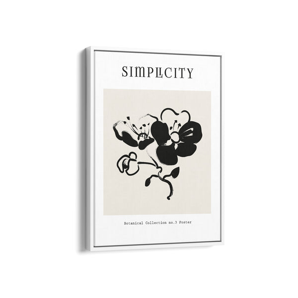 Simplicity Wildflower Waltz Boho Modern Wall Art