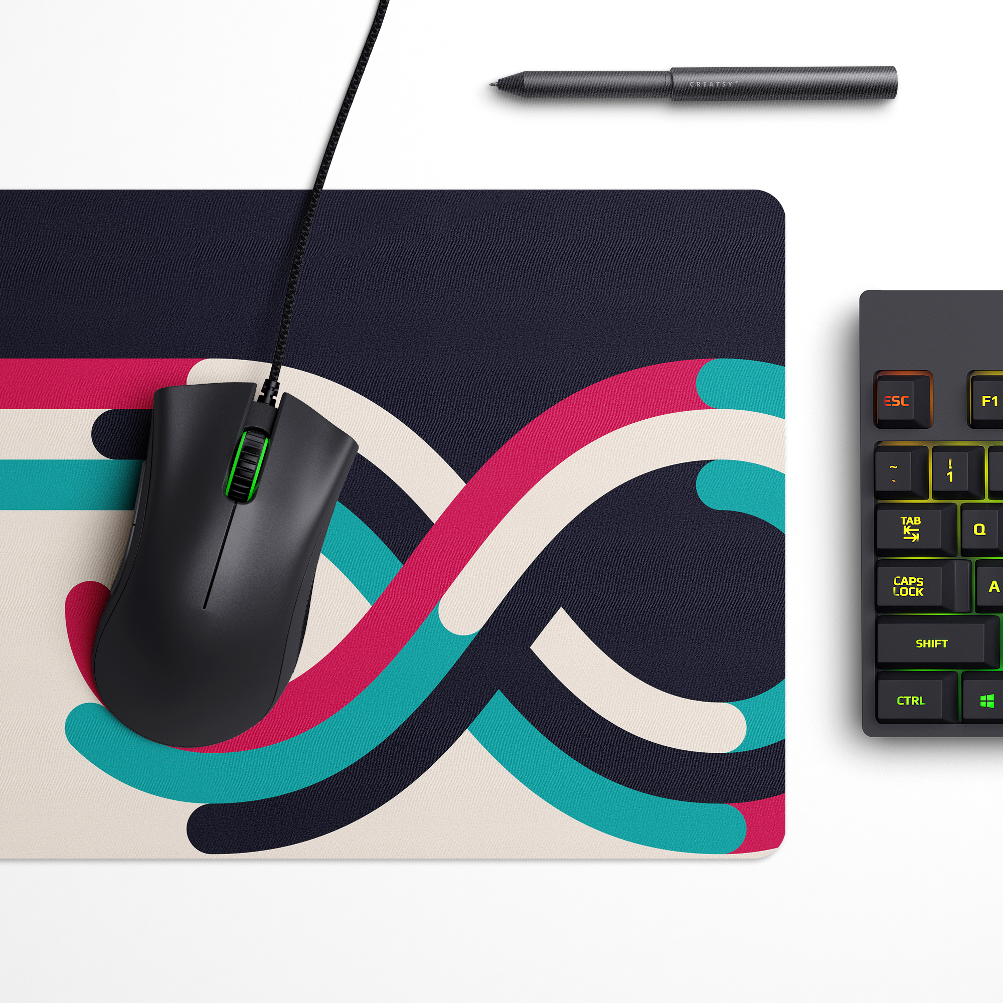 Infinite Computer Desk Mat | Desk Pad | Mouse Pad