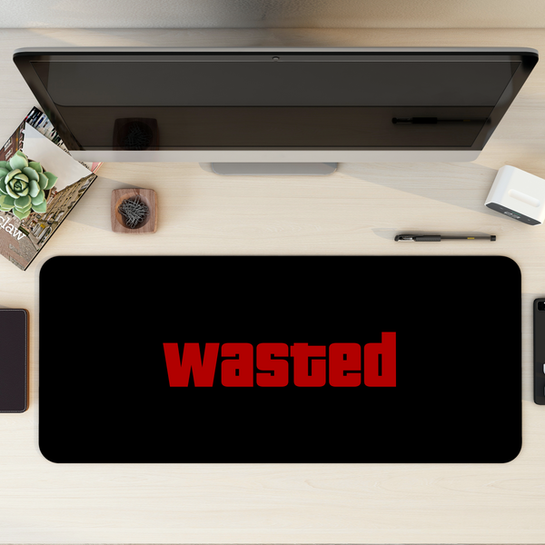 Wasted Computer Desk Mat | Desk Pad | Mouse Pad