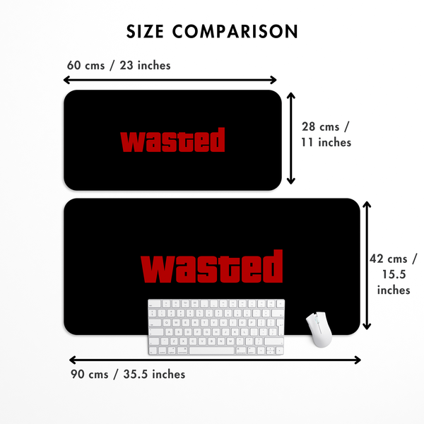 Wasted Computer Desk Mat | Desk Pad | Mouse Pad