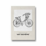 Life is a beautiful ride Modern Line Wall Art
