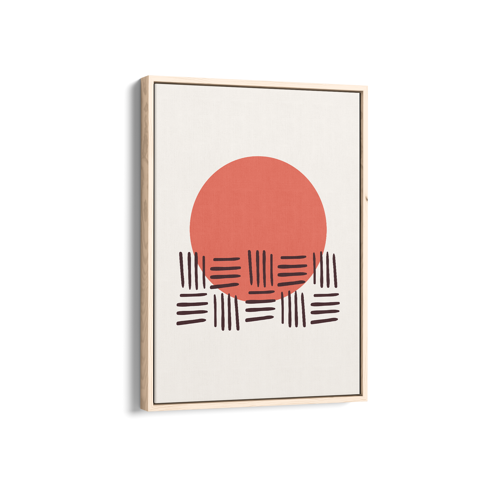 Warped Front Geometric Modern Wall Art