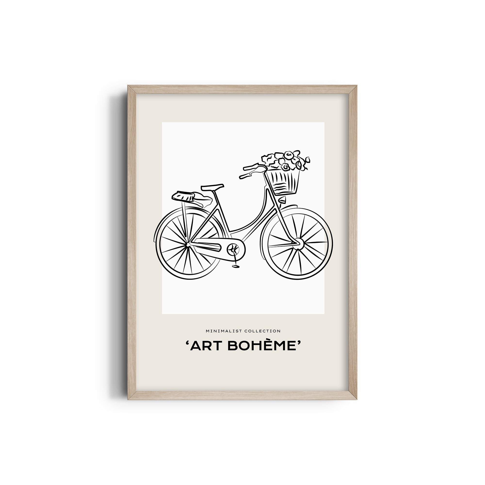 Life is a beautiful ride Modern Line Wall Art