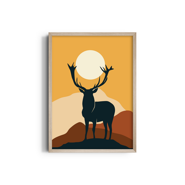 The Horn Landscape Modern Wall Art