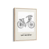 Life is a beautiful ride Modern Line Wall Art