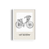 Life is a beautiful ride Modern Line Wall Art