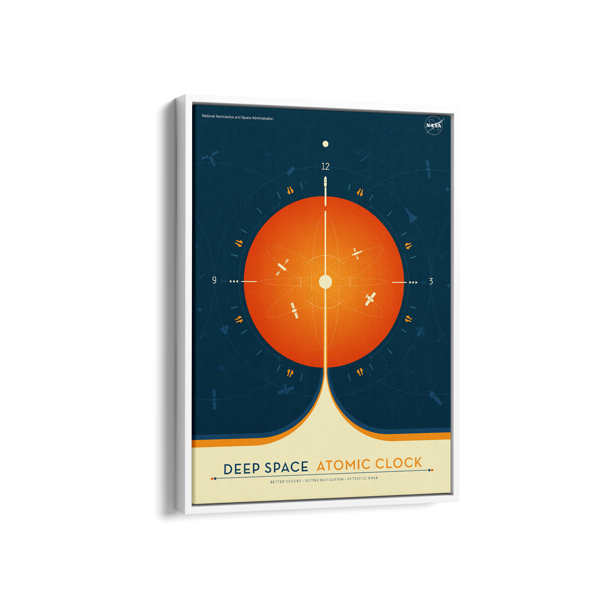 Deep Space Atomic Clock Nasa - Orange